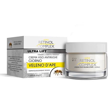 Retinol Complex Crema Viso Antirughe Giorno al Veleno d'Ape 50 ml