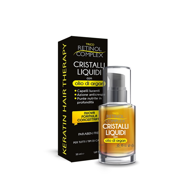 RETINOL COMPLEX Cristalli Liquidi Olio di Argan 50 ml - Nutriente e Rigenerante