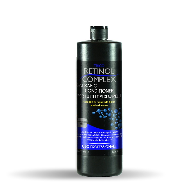 Retinol Complex Conditioner Balsamo 800 ml - Idratante e Pettinabile per Tutti i Tipi di Capelli