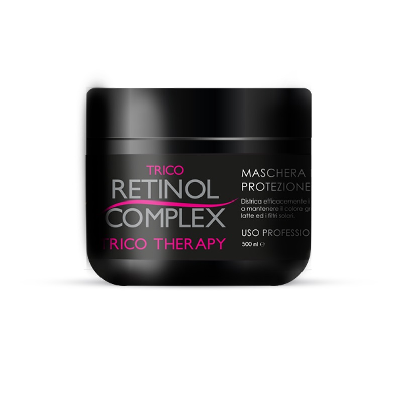 Retinol Complex Maschera Districante 500 ml con Protezione Colore e Proteine del Latte