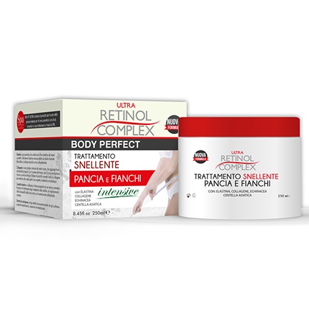 Retinol Complex Trattamento Snellente Pancia e Fianchi 250 ml - Riduce Adipe e Cellulite