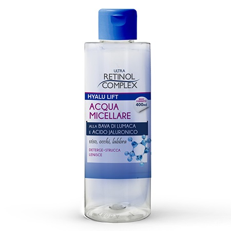 Retinol Complex Acqua Micellare Bava Di Lumaca e Acido Jaluronico 400ml