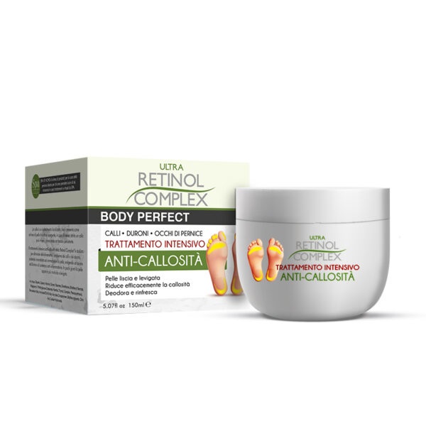 Retinol Complex Trattamento Intensivo Anti Callosità 150ml - Elimina calli e duroni, esfolia e idrata la pelle