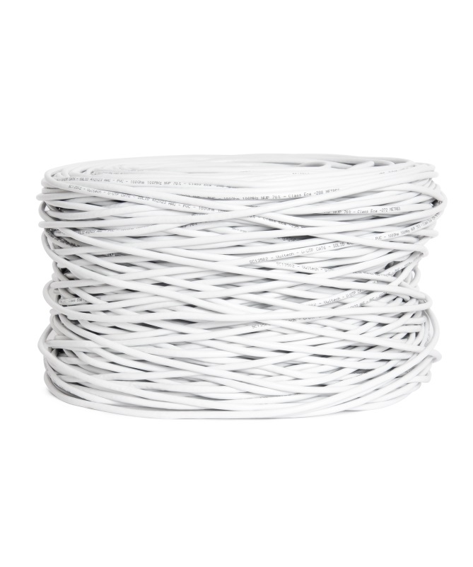 Vultech Matassa LAN 305 MT Cat 6 UTP 23AWG - Cavo Ethernet 305m F/UTP, 1000 Mbit/s, Bianco