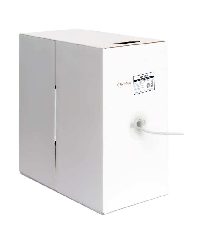 Vultech Matassa LAN 305 MT Cat 6 UTP 23AWG - Cavo Ethernet 305m F/UTP, 1000 Mbit/s, Bianco