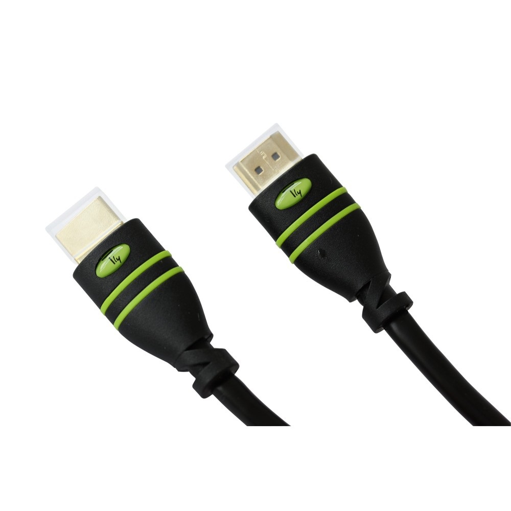 Techly Cavo HDMI™ High Speed con Ethernet A/A M/M 4K 15m Nero - Connettori dorati, supporto HEC