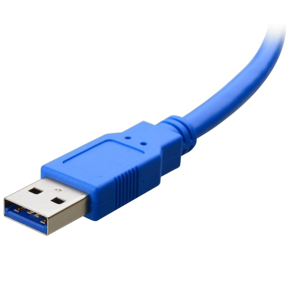 Techly Cavo USB 3.0 Superspeed A/Micro B 0,5 m Blu - Velocità fino a 5 Gbps