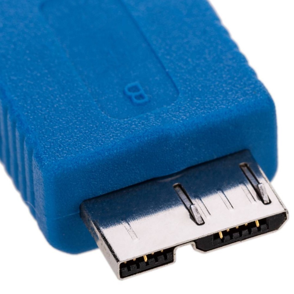 Techly Cavo USB 3.0 Superspeed A Maschio/MIC B Maschio 1 m Flat - Trasferimento Dati Fino a 5 Gbps