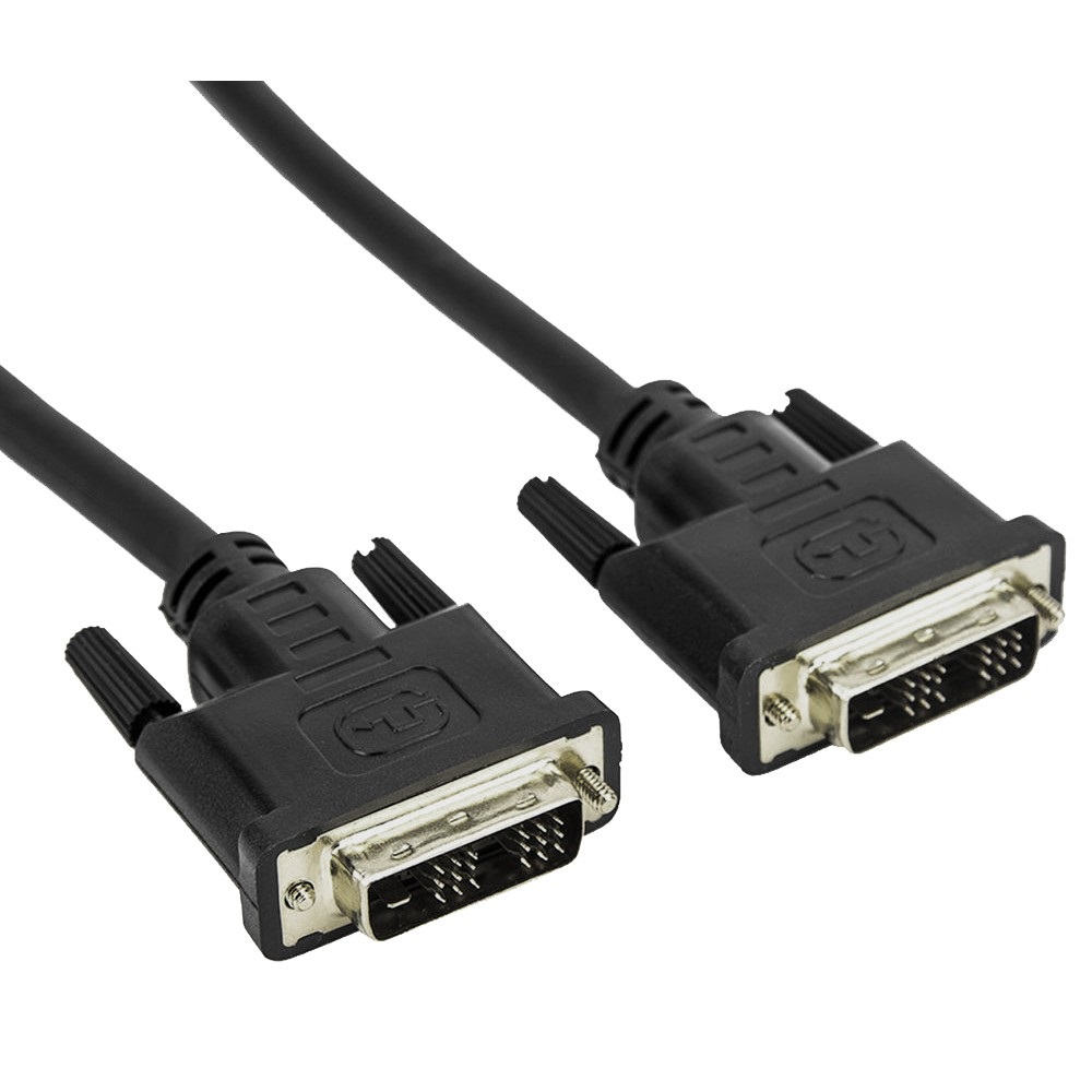 Techly Cavo Monitor DVI Digitale M/M Single Link 5m (DVI-D) - Nero, Modello 305175