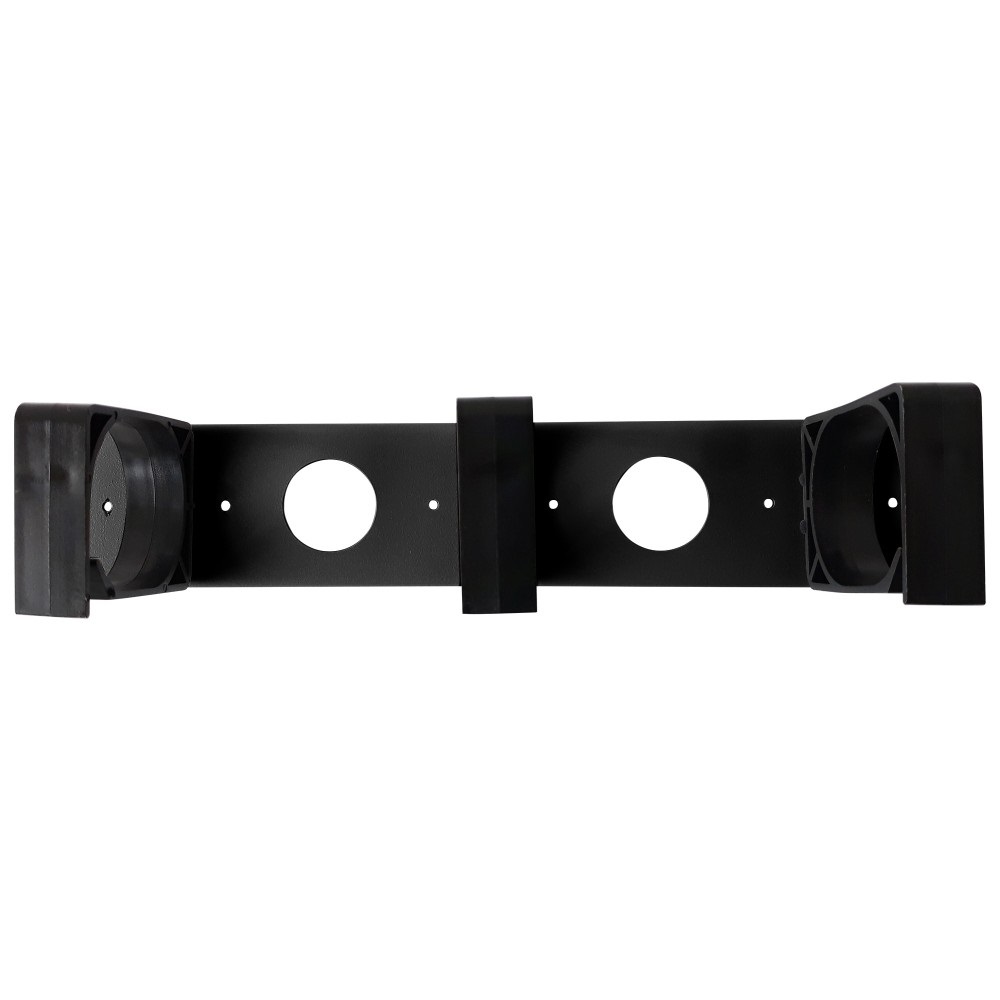 Techly Professional Pannello Passacavi 1U per Armadio 10'' Nero con Anelli Passacavo