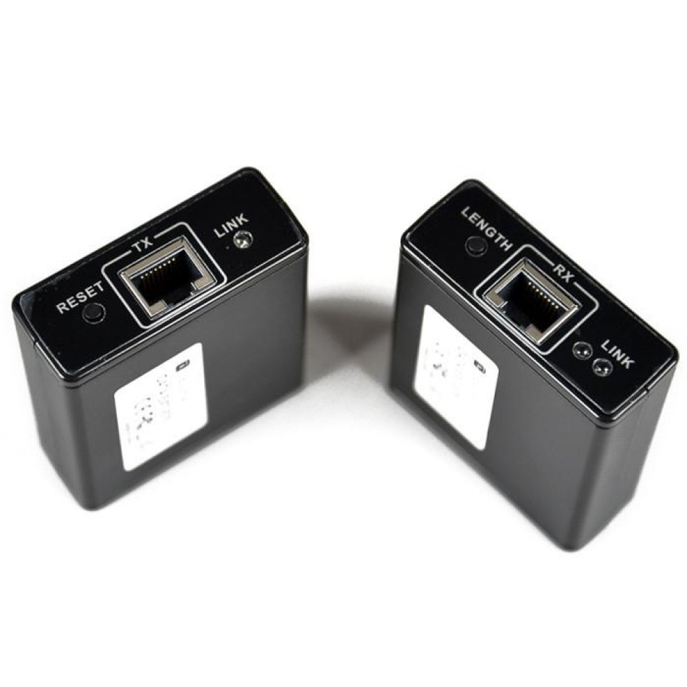 Techly 309739 Extender HDMI™ Full HD 3D Nero su Cavo Cat. 5E/6/6A/7 fino a 60 Metri