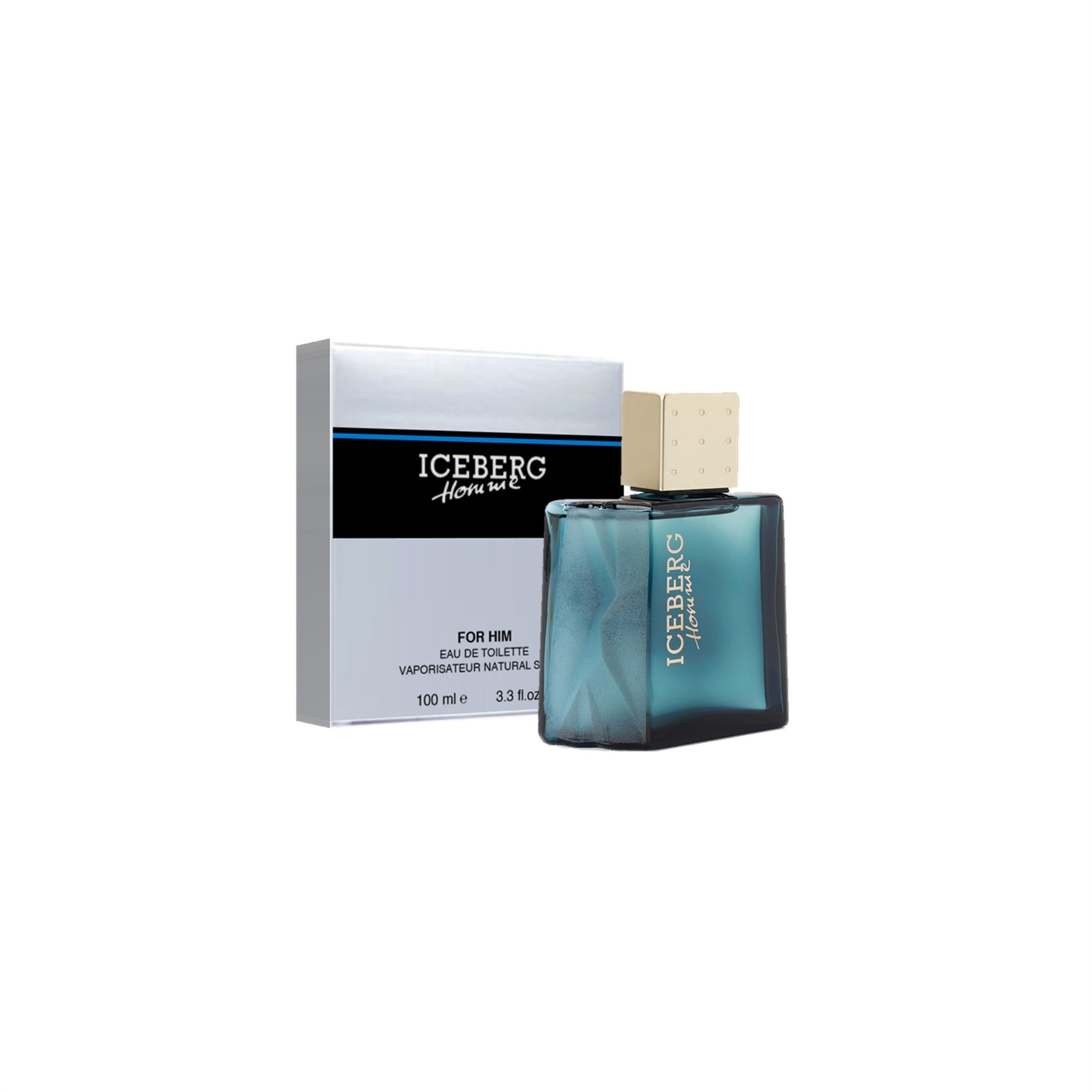 Iceberg Homme Eau de Toilette 100 ml - Fragranza Maschile Legnosa con Note di Bergamotto e Muschio