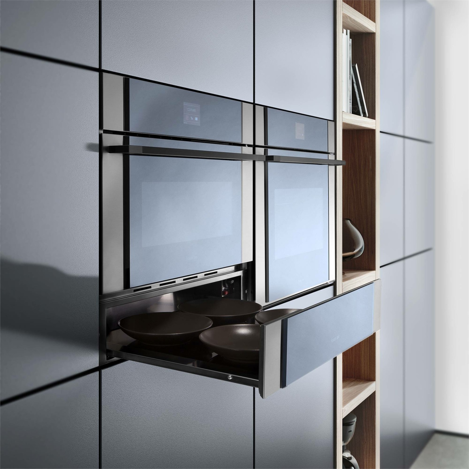 Foster S4001 Forno Elettrico Multifunzione 60x60 cm 65 Litri A Inox Satinato e Vetro Nero