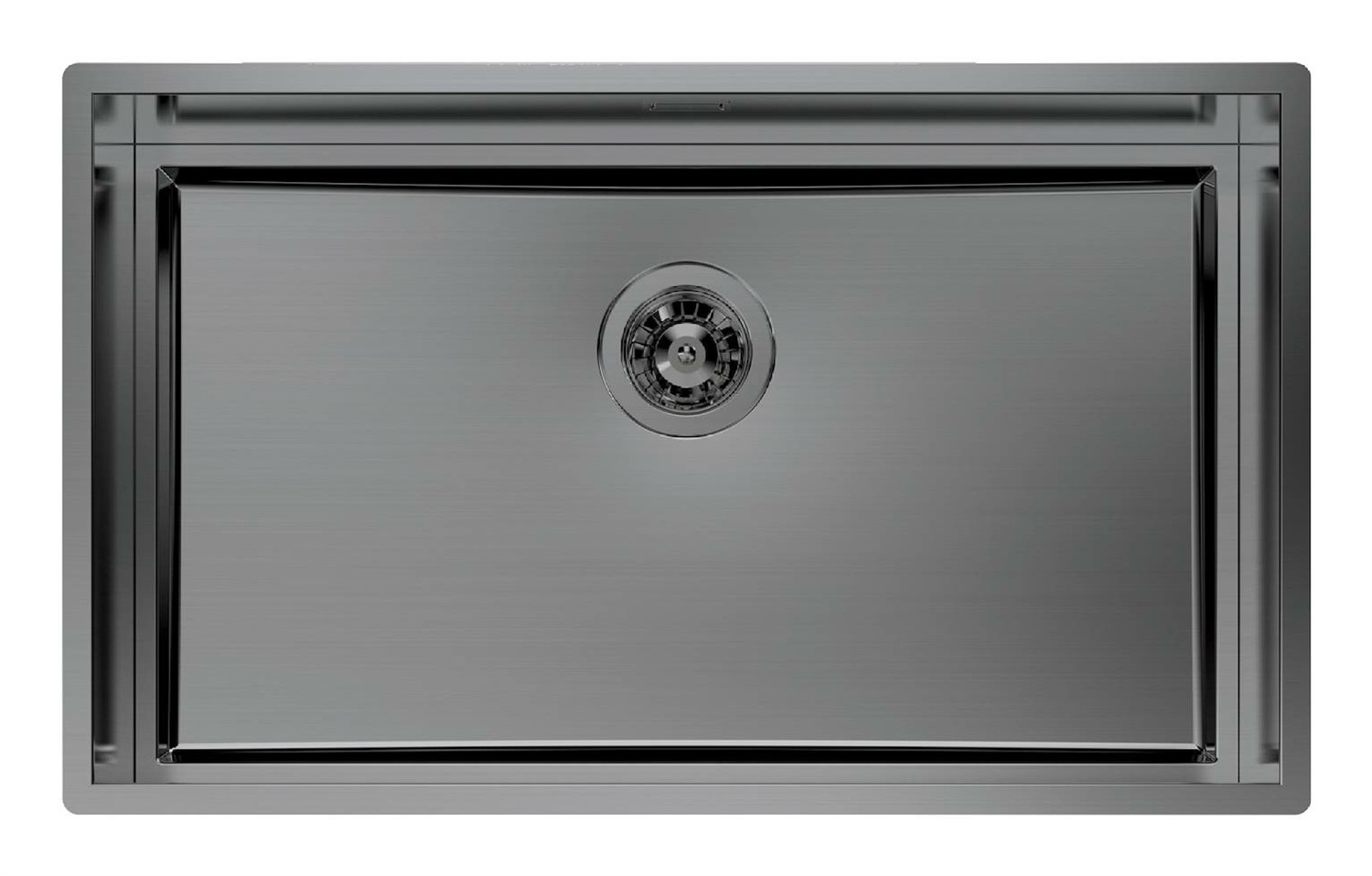 Foster Quadra EVO Lavello Sottotop 1 Vasca 78x47 cm Acciaio Inox AISI 304 Finitura Gun Metal