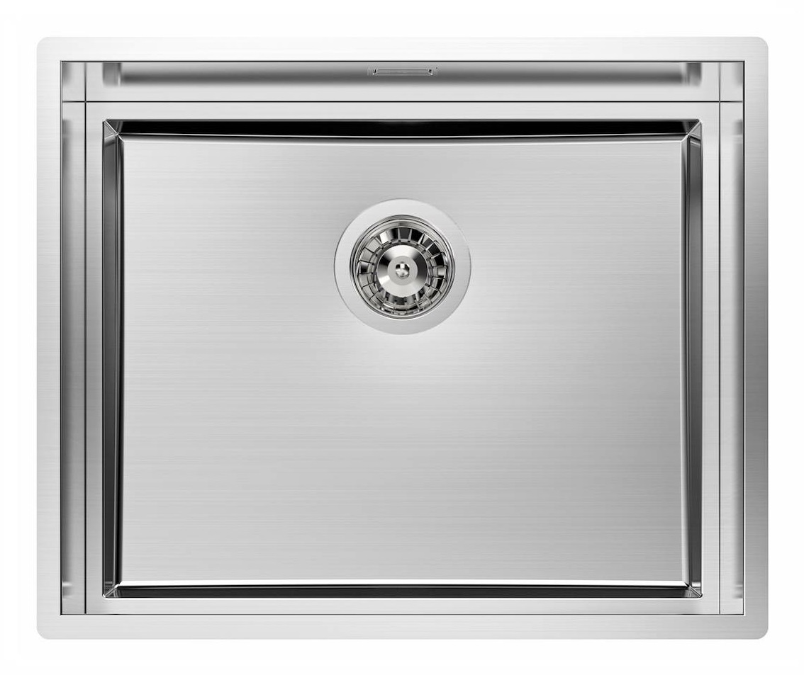 Foster Quadra EVO Lavello Sottotop 1 Vasca 57x47 cm Acciaio Inox Spazzolato