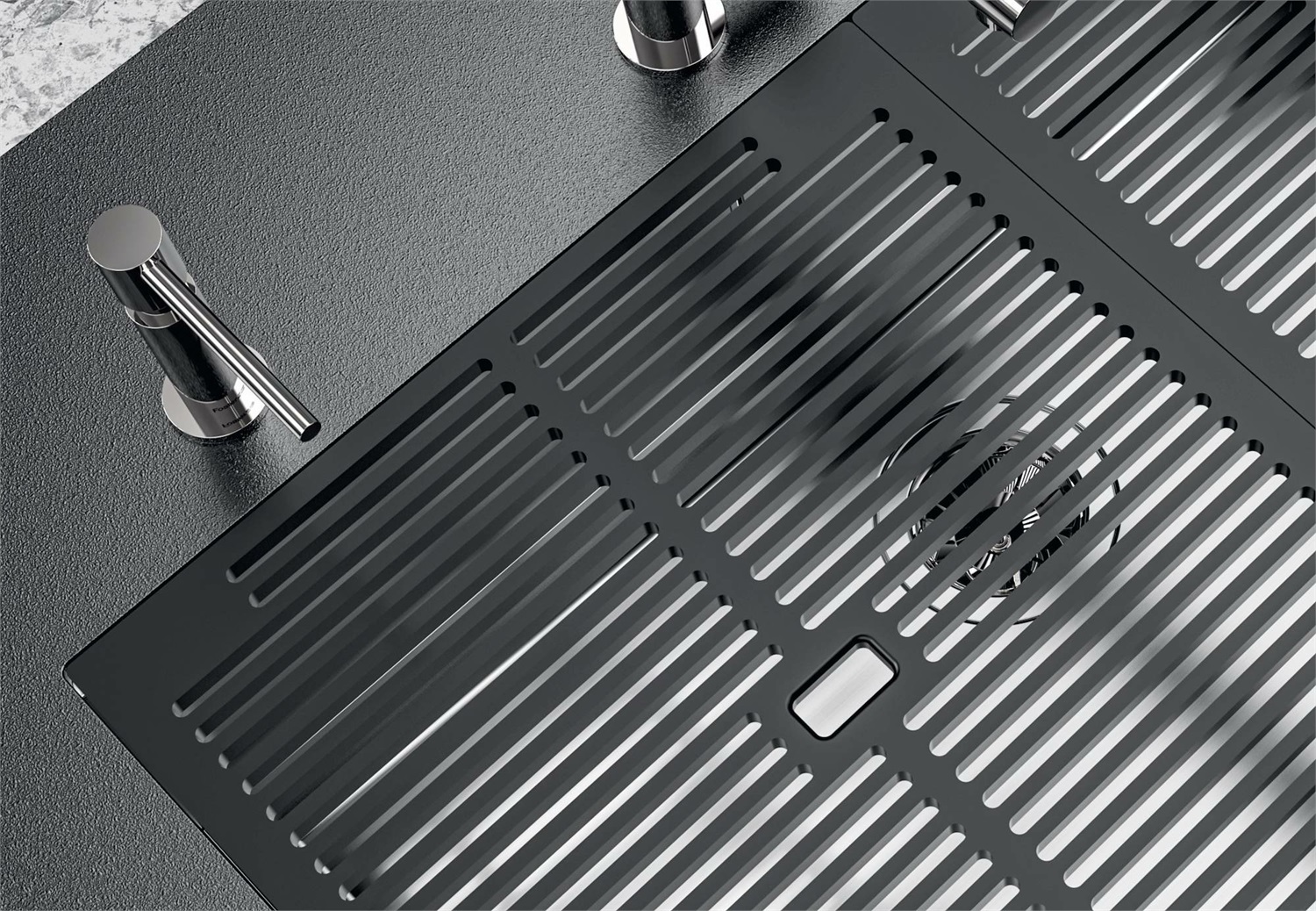 Foster Quadra EVO Lavello Sottotop 1 Vasca 57x47 cm Acciaio Inox Spazzolato