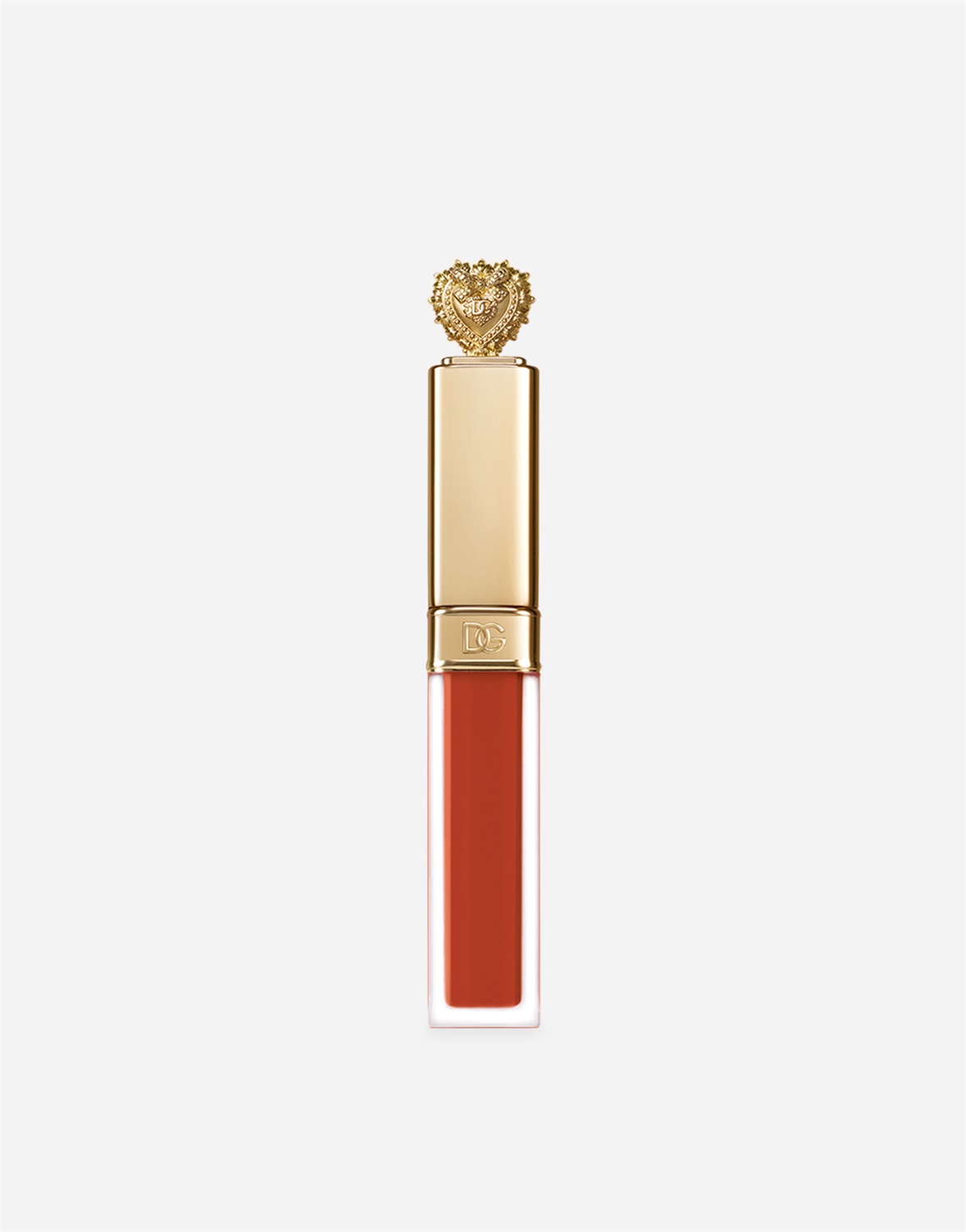 Dolce&Gabbana Devotion Rossetto Liquido in Mousse 300 Felicità - Terracotta Orange, Idratante, No Transfer, 5 ml