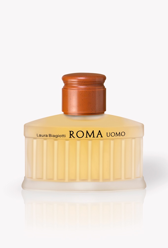 Laura Biagiotti Roma Uomo Eau de Toilette 200 ml - Fragranza Orientale Legnosa con Note di Pompelmo Rosa e Mandarino