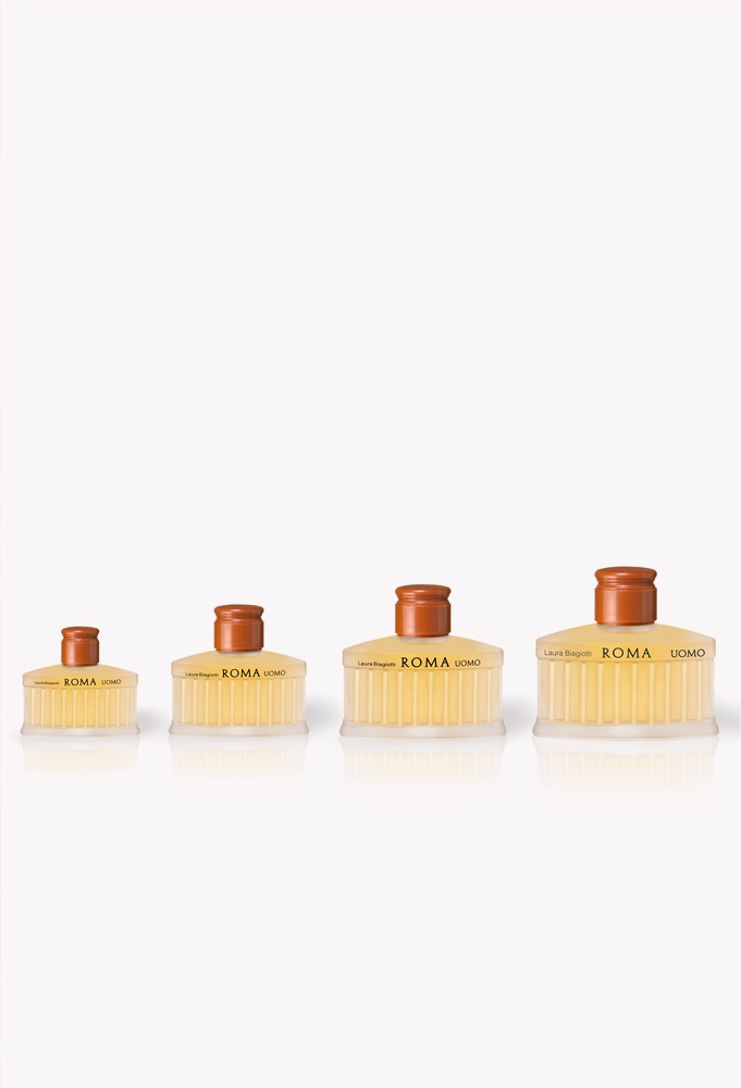 Laura Biagiotti Roma Uomo Eau de Toilette 200 ml - Fragranza Orientale Legnosa con Note di Pompelmo Rosa e Mandarino