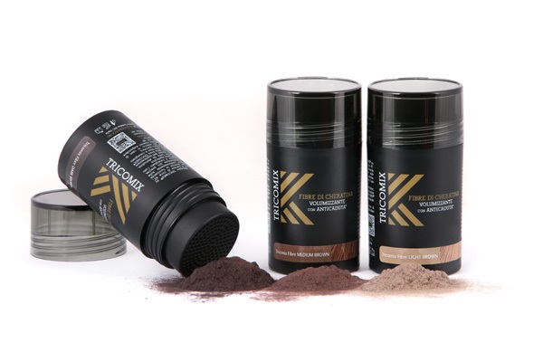 Tricomix Fibre di Cheratina Volumizzanti Anticaduta - Grey 12g