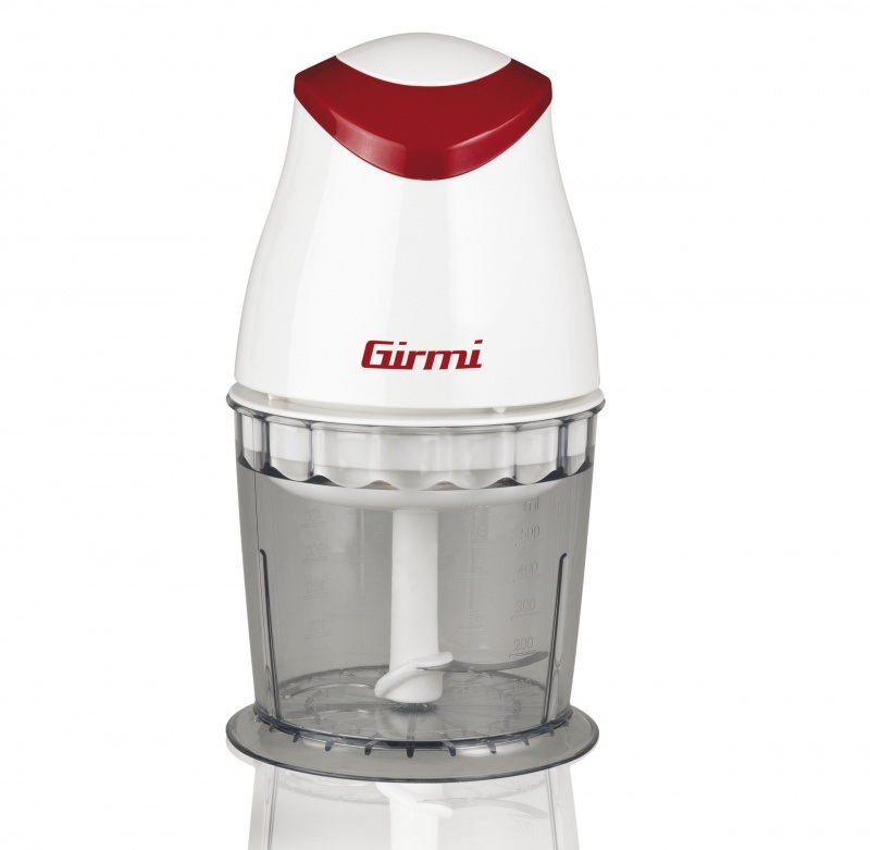 Girmi TR01 Tritatutto Elettrico 500 ml 350 W Bianco con Lame Inox e Funzionamento PULSE