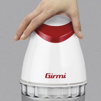 Girmi TR01 Tritatutto Elettrico 500 ml 350 W Bianco con Lame Inox e Funzionamento PULSE