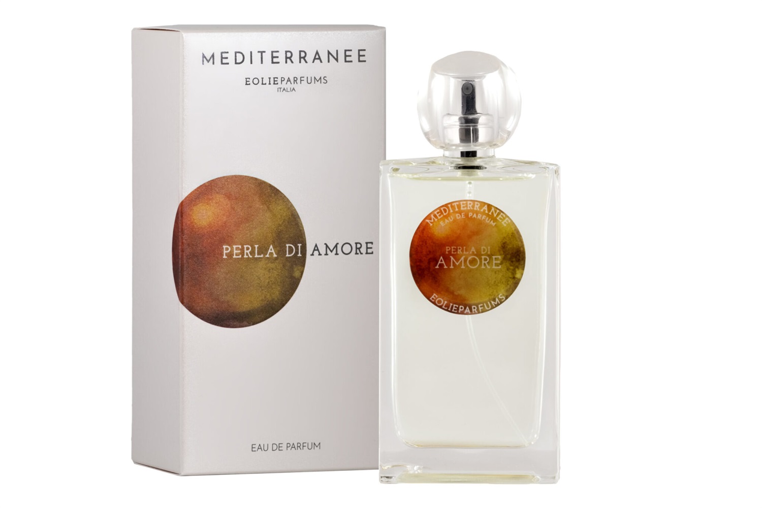 Eolie Parfums Perla di Amore Eau de Parfum 100 ML - Note di Limone, Bergamotto e Latte