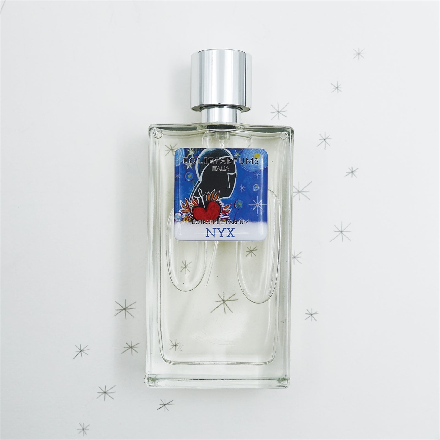 Eolie Parfums Nyx Extrait de Parfum Unisex 100 ml - Fragranza Acquatica Fruttata con Note di Limone, Fico e Brezza Marina