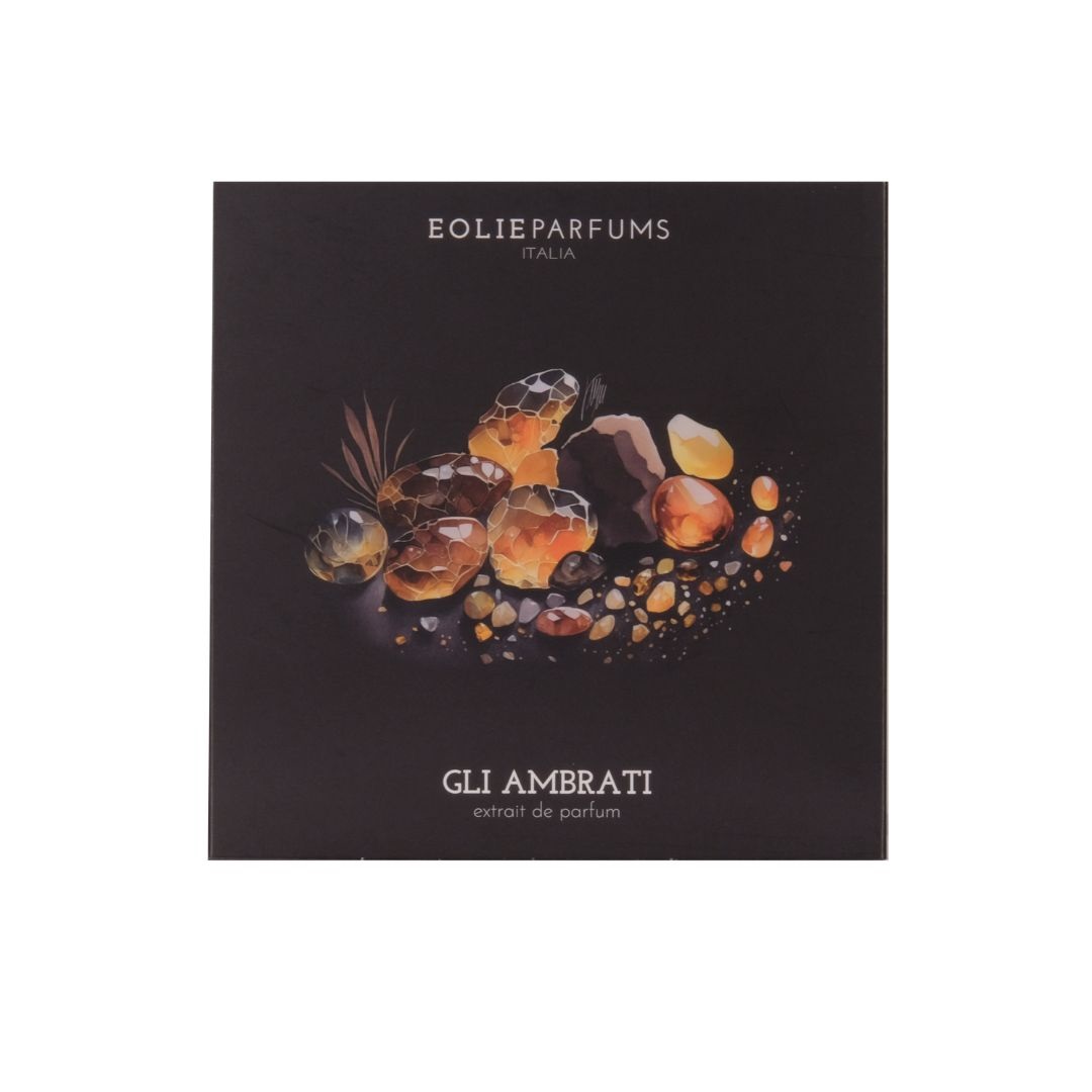 Eolie Parfums Gli Ambrati - Set di 3 Extrait de Parfum (15 ml ciascuno) - Zephyrus, Abraxas, Eolia - Unisex