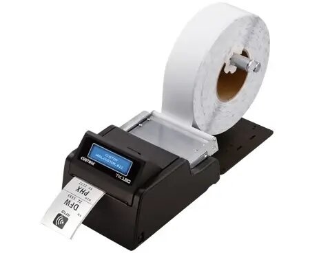 CUSTOM TK180 Stampante per Etichette e CD - Trasferimento Termico, 300 x 300 DPI, 200 mm/s, Cablata, Nero