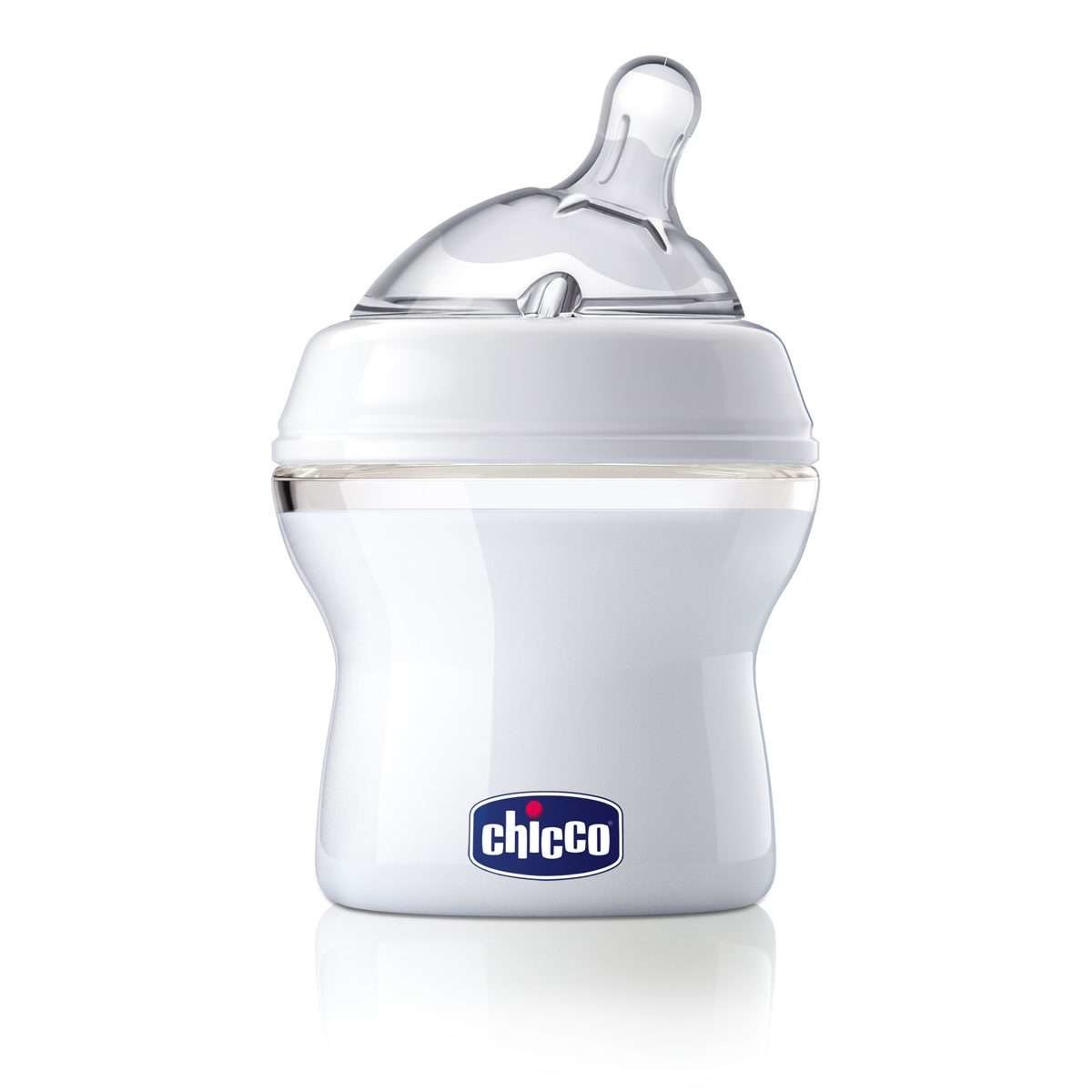 Chicco NaturalFeeling Biberon Anticoliche 150 ml 0 Mesi con Tettarella Inclinata in Silicone