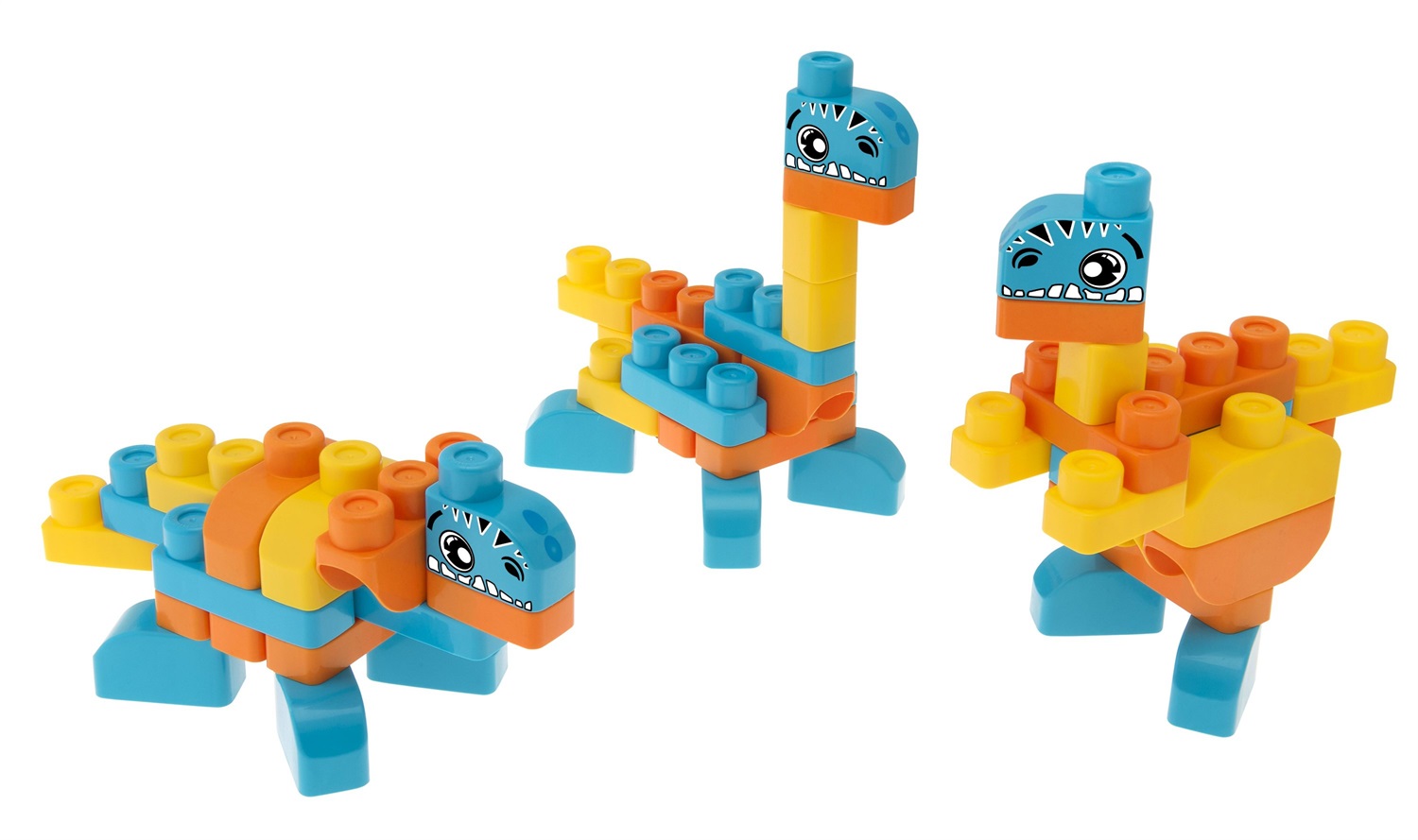 Chicco Costruzioni Dinosauro - Set da 30 Mattoncini Colorati con App Interattiva