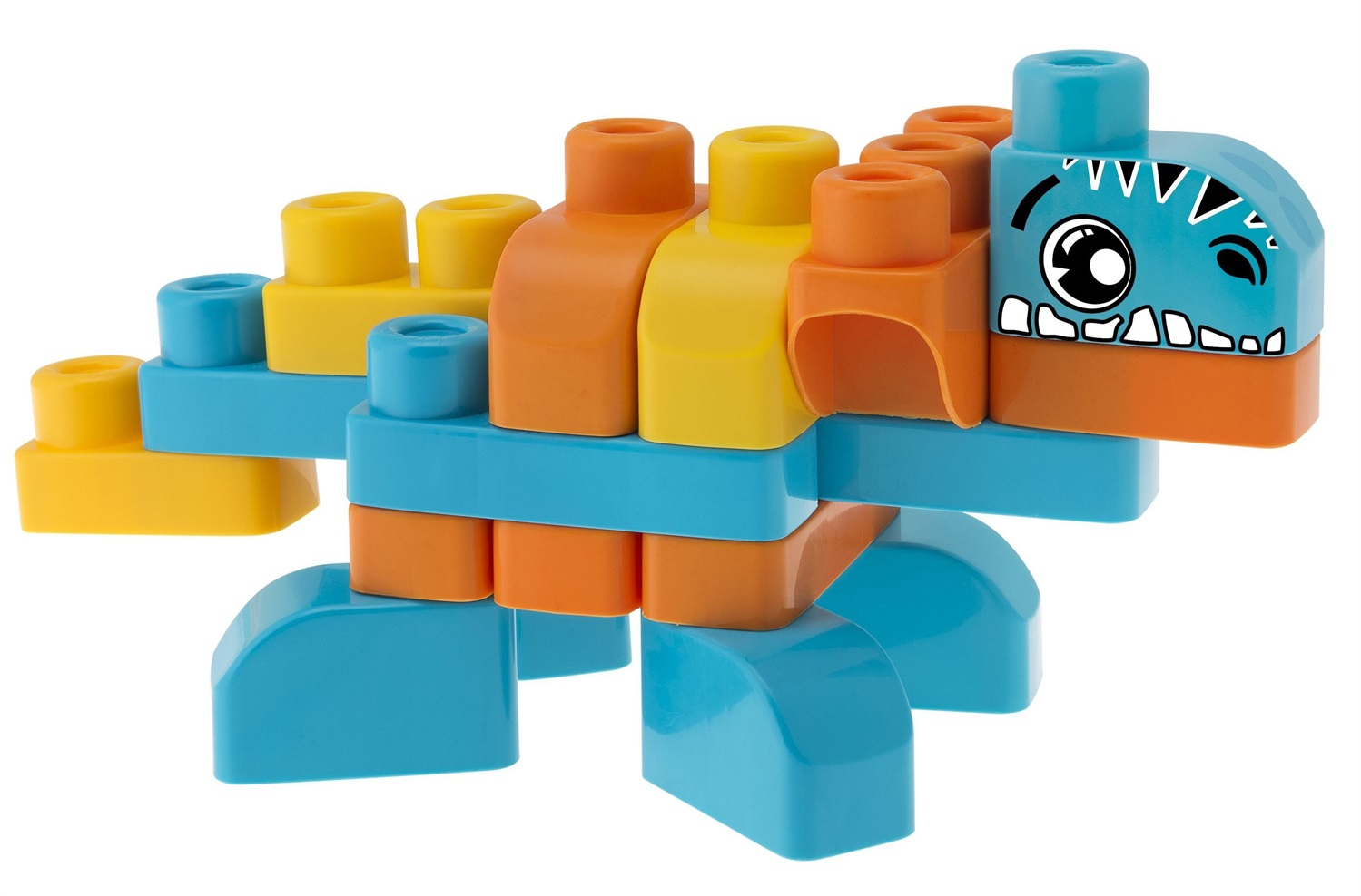 Chicco Costruzioni Dinosauro - Set da 30 Mattoncini Colorati con App Interattiva