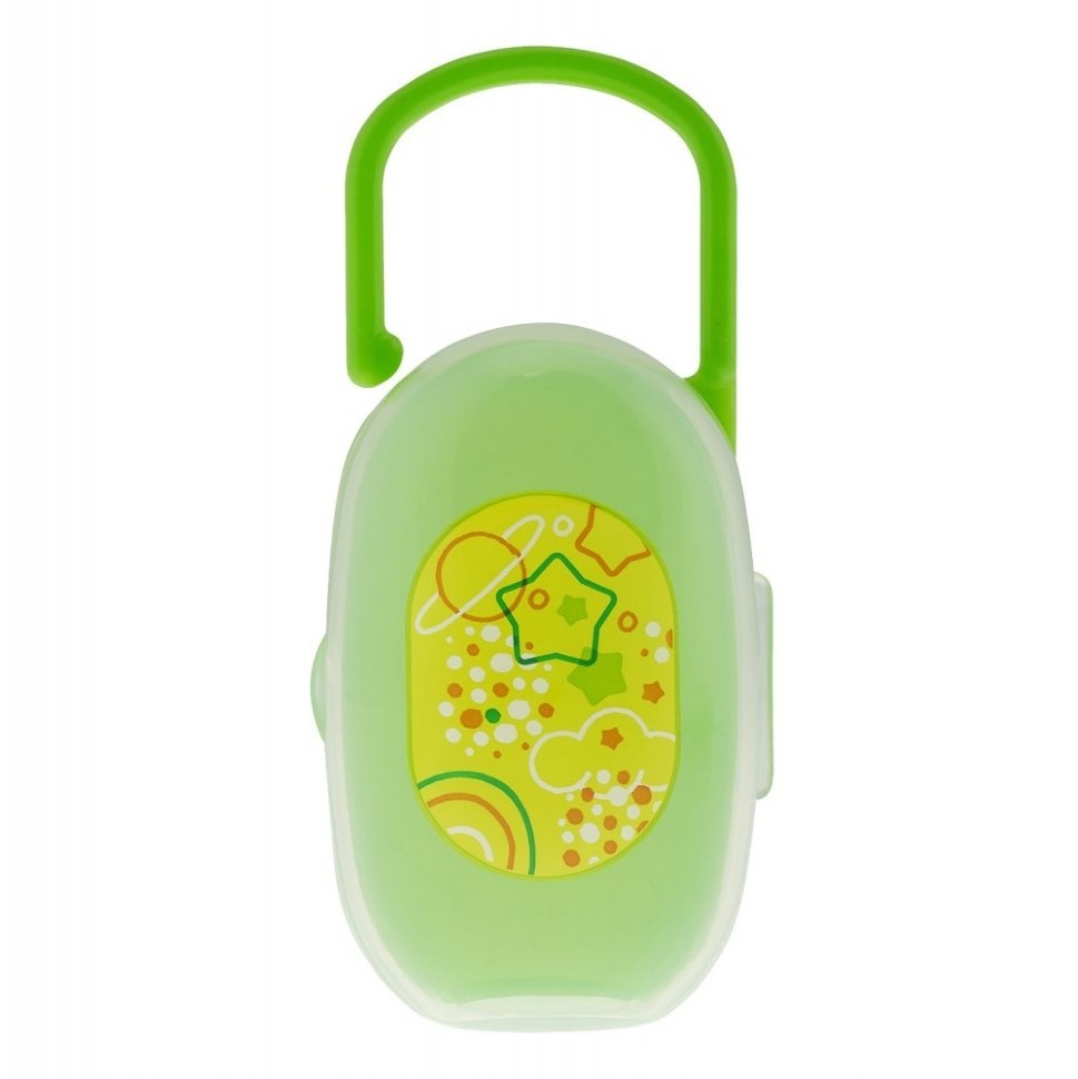 Chicco Porta Succhietto Neutro - Porta-succhietto con manico per aggancio a borsa o passeggino - Cod. 0000698500000