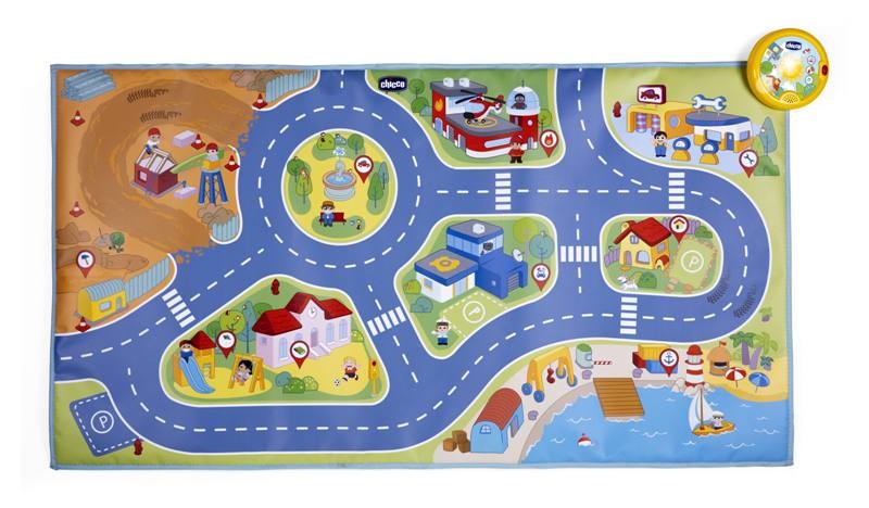 Chicco Tappeto Elettronico della Città con Luce e Suoni - Gioco Educativo per Bambini 2-6 Anni