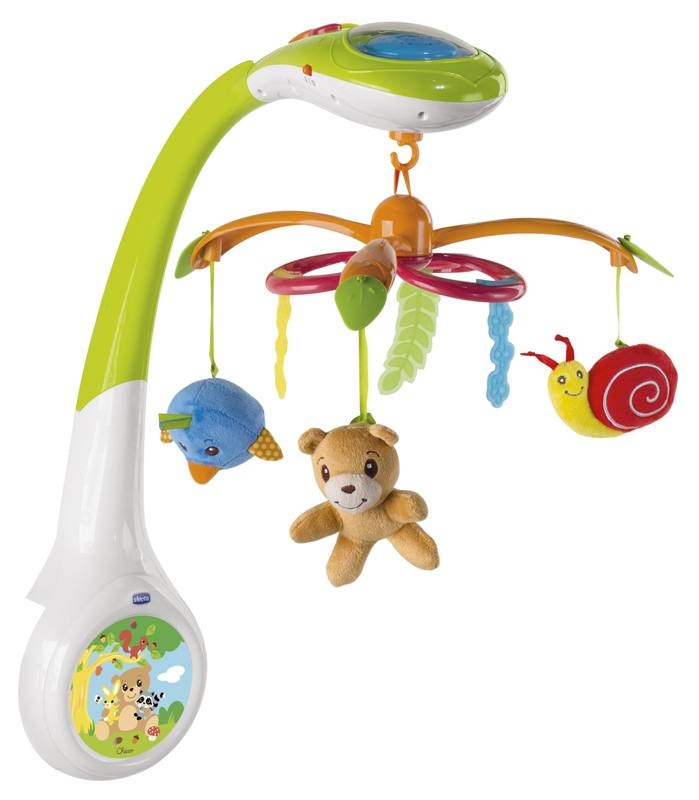 Chicco Giostrina Foresta Magica con Proiettore, Carillon e Rotazione per Culla - 0 Mesi