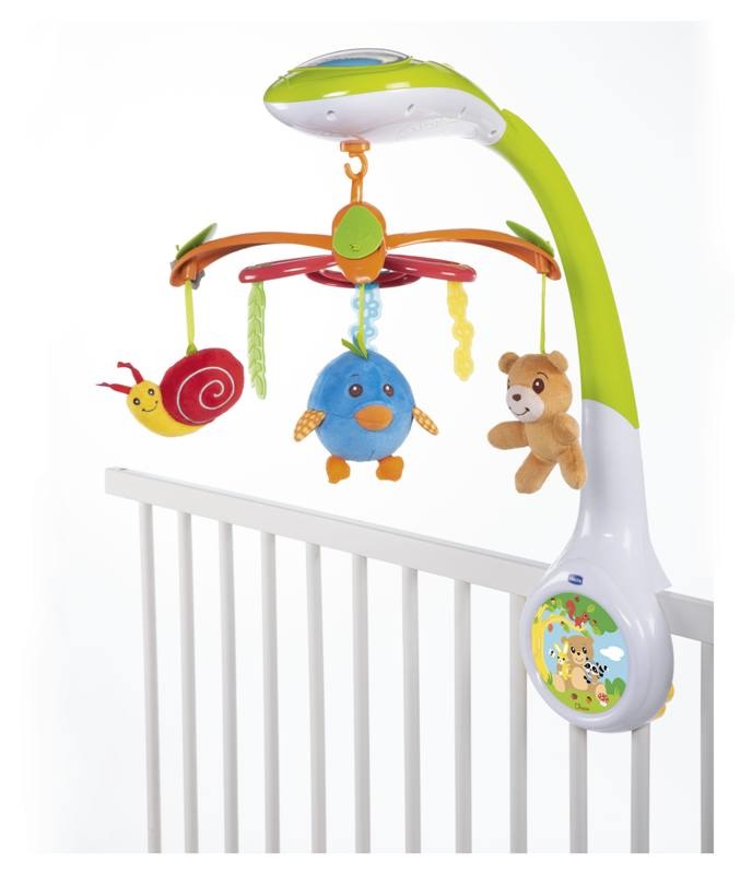 Chicco Giostrina Foresta Magica con Proiettore, Carillon e Rotazione per Culla - 0 Mesi