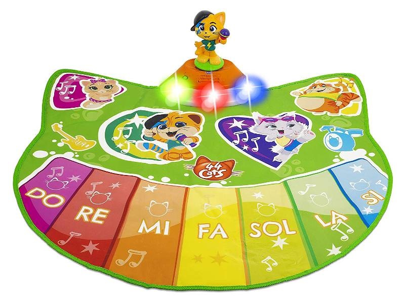 Chicco Tappeto Dance 44 Gatti - Gioco Educativo con Luci RGB e Suoni per Bambini 2-4 Anni