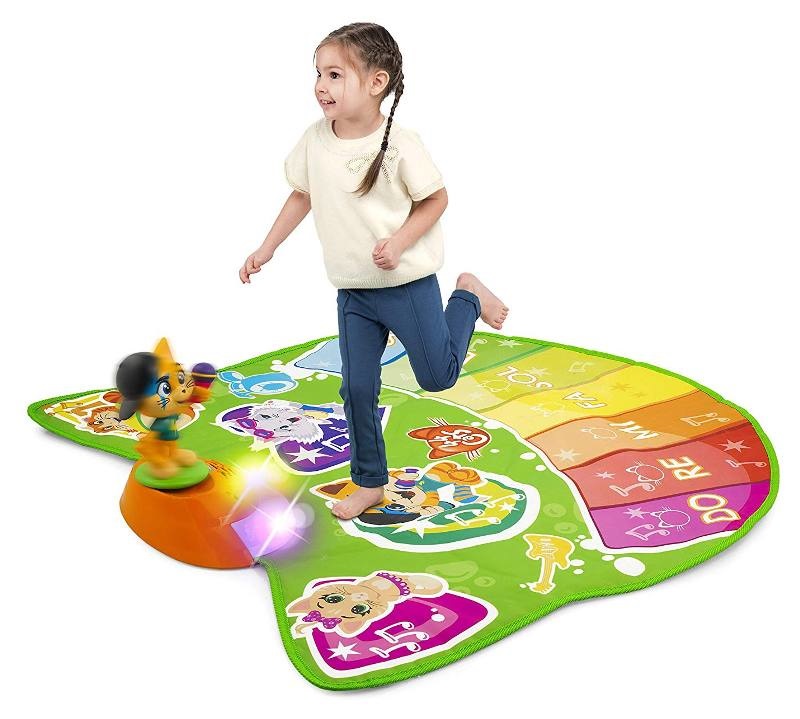 Chicco Tappeto Dance 44 Gatti - Gioco Educativo con Luci RGB e Suoni per Bambini 2-4 Anni