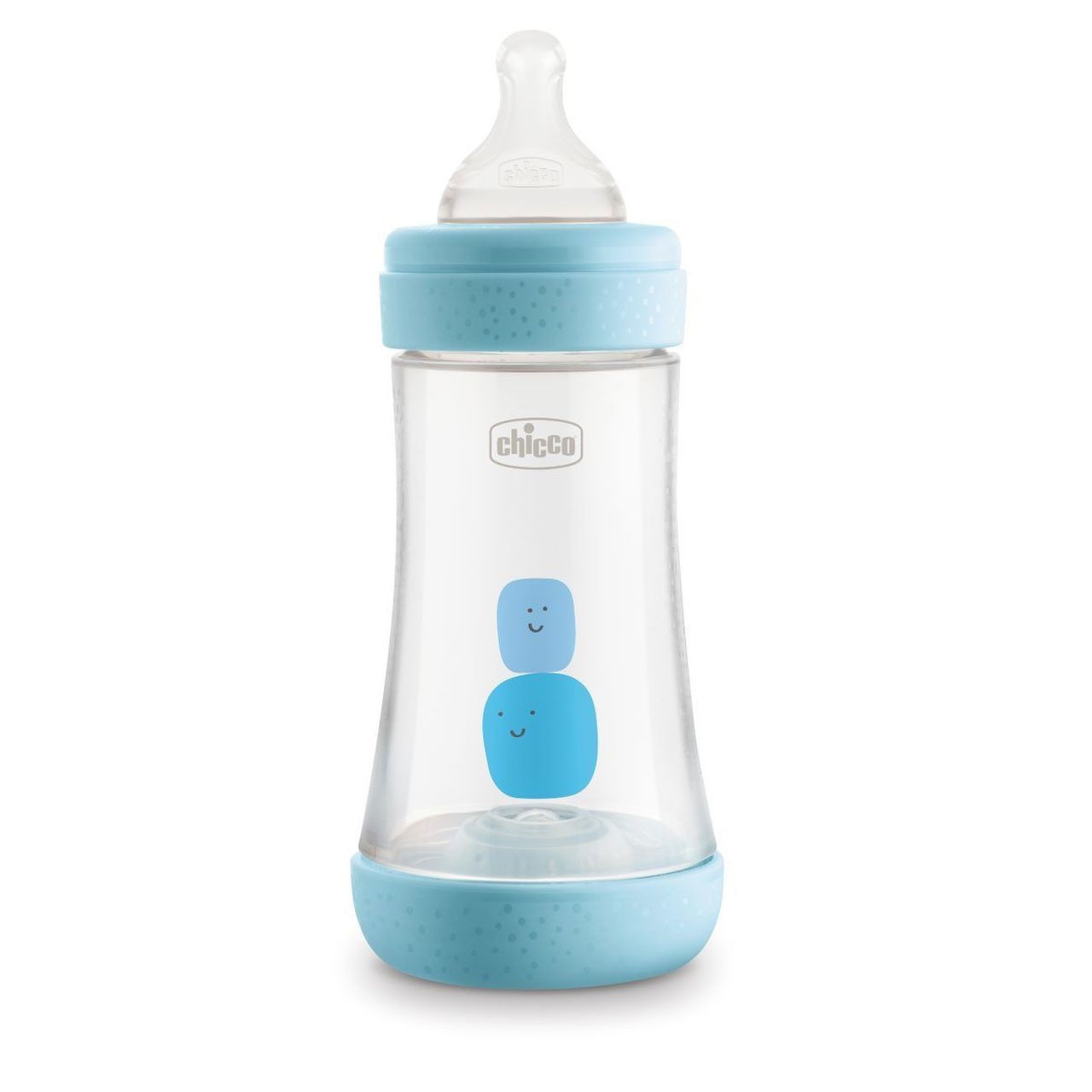 Chicco Biberon Perfect 5 in Silicone 240 ml Flusso Medio per Bambini 2 Mesi