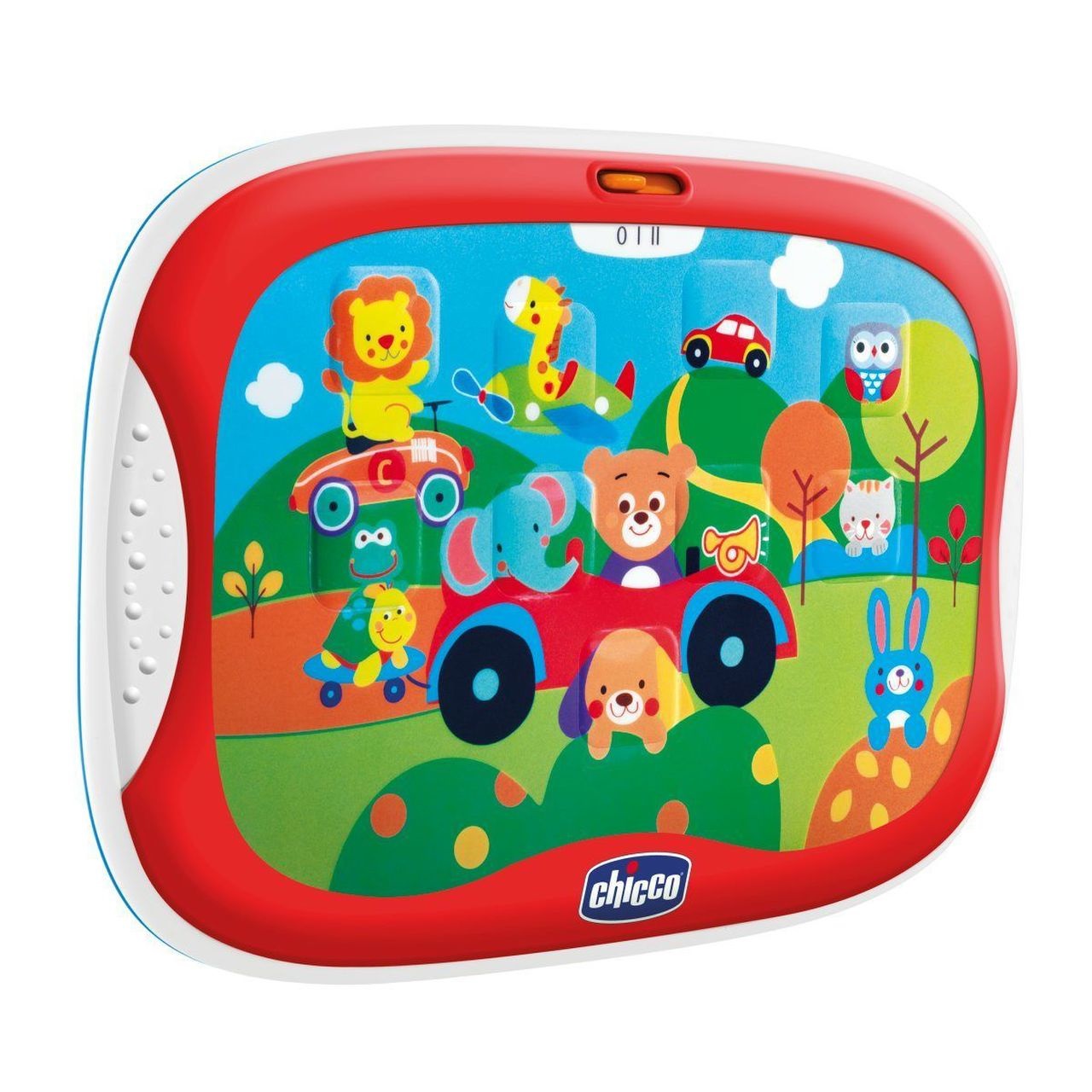 CHICCO Tablet degli Animali - Gioco Elettronico Colorato per Bambini 12-36 Mesi con Suoni di Animali e Veicoli