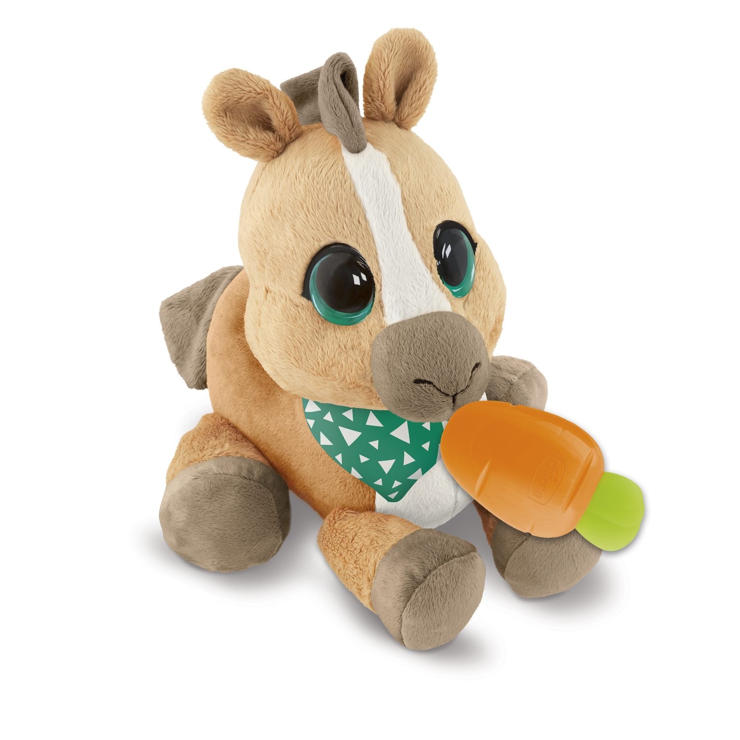 Chicco Peekaboo Pony - Peluche Interattivo a Forma di Cavallo, Gioco di Scoperta per Genitori e Figli