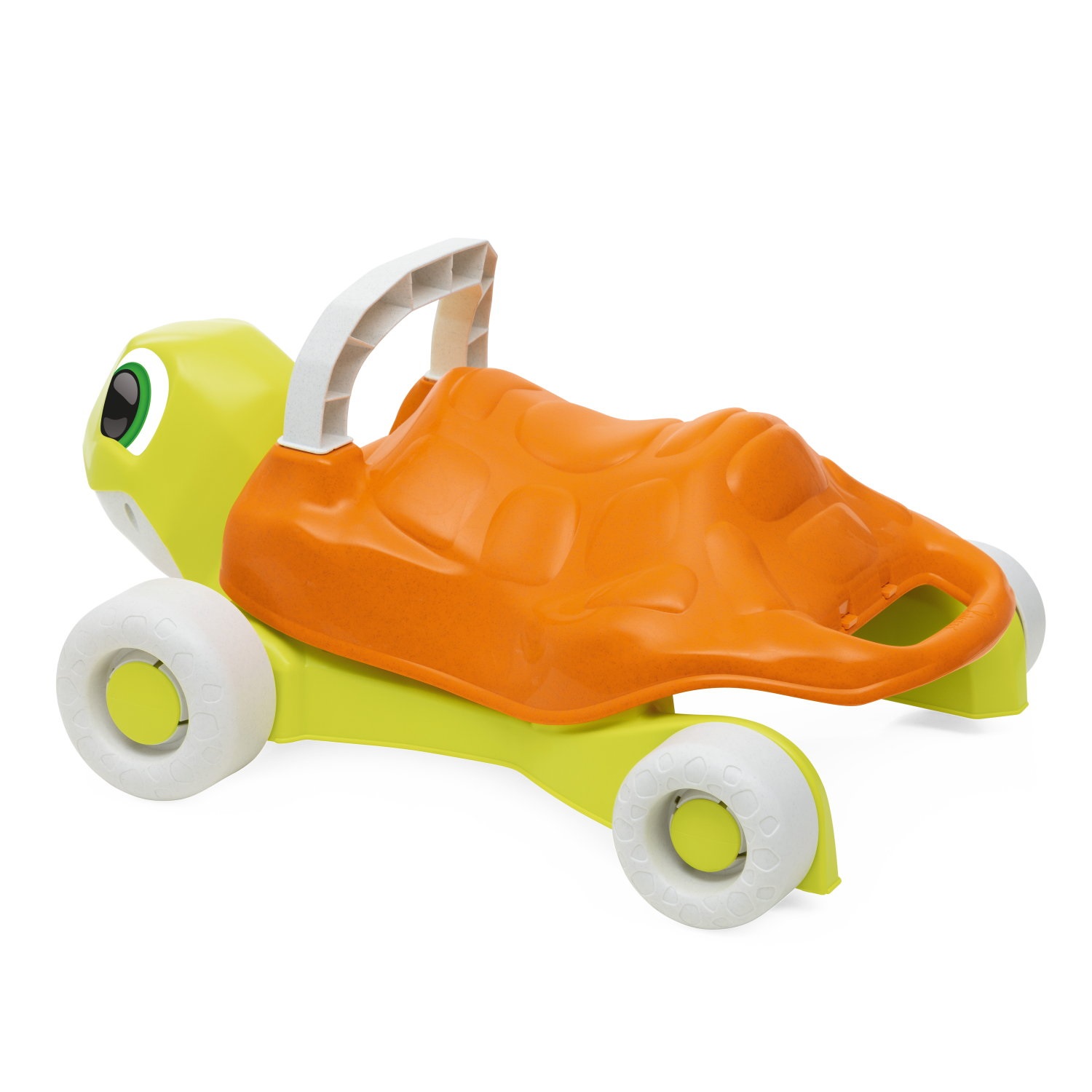 Chicco Tartaruga Primi Passi 2in1 - Girello e Cavalcabile, 80% Plastica Riciclata, Adatto da 9 Mesi