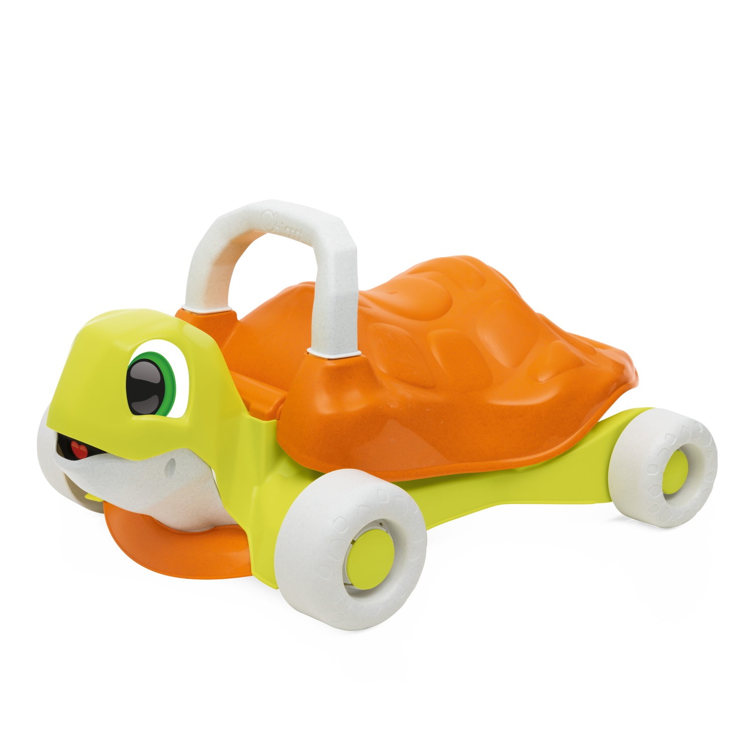 Chicco Tartaruga Primi Passi 2in1 - Girello e Cavalcabile, 80% Plastica Riciclata, Adatto da 9 Mesi