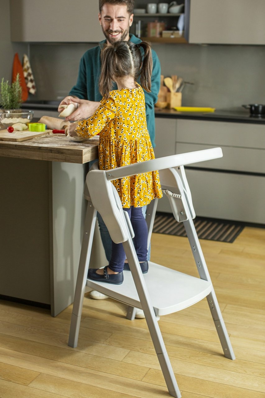 Chicco Kit Torre di Apprendimento Crescendo Up - Grigio, da 2 a 6 anni, Ispirato alla Filosofia Montessori