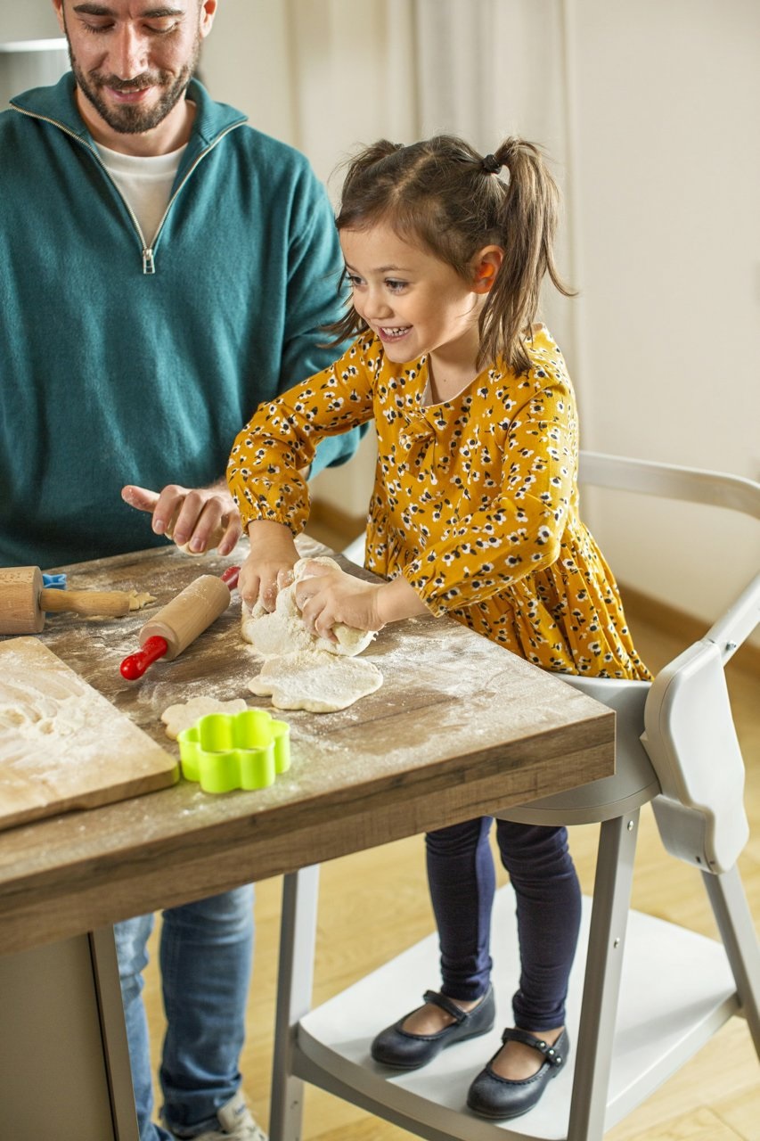Chicco Kit Torre di Apprendimento Crescendo Up - Grigio, da 2 a 6 anni, Ispirato alla Filosofia Montessori