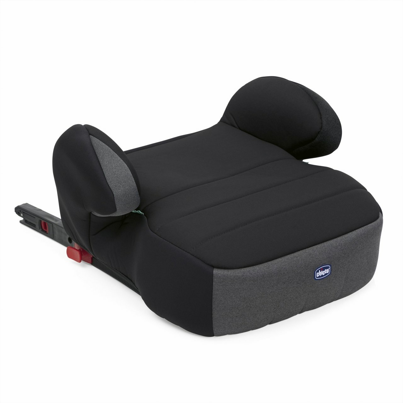 Chicco Quasar Fix i-Size - Seggiolino Auto Rialzo per Bambini 7-12 Anni (126-150 cm) con Isofix, Braccioli Imbottiti, Colore Nero e Grigio