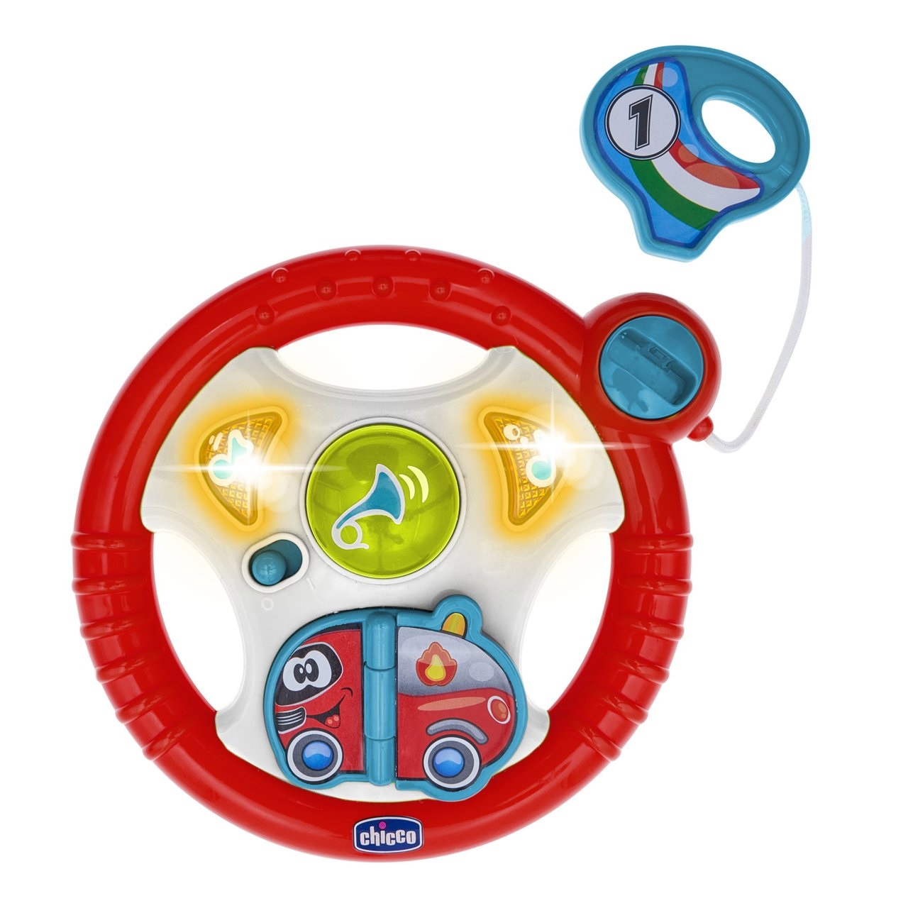 Chicco Gioco Il Mio Primo Volante Elettronico con Suoni e Luci per Bambini 6-36 Mesi