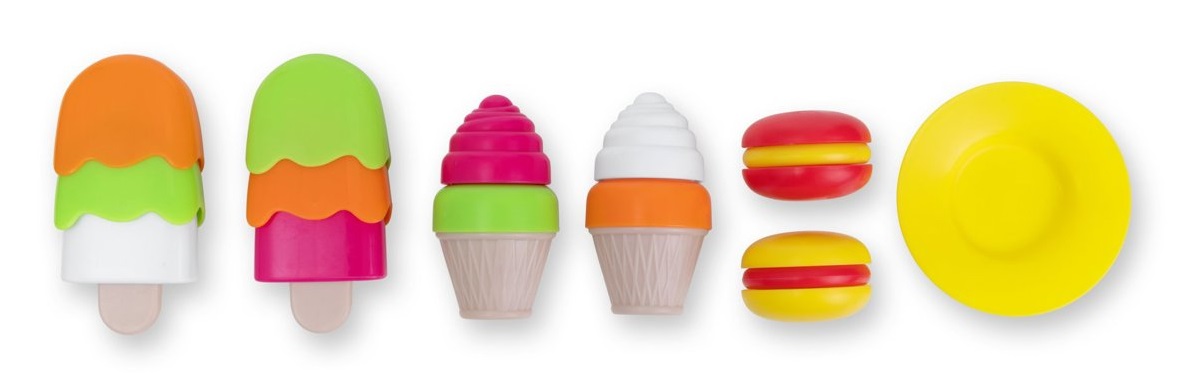 Chicco Carretto dei Gelati - Gioco Educativo 2in1 per Bambini 12-36 Mesi con 19 Pezzi