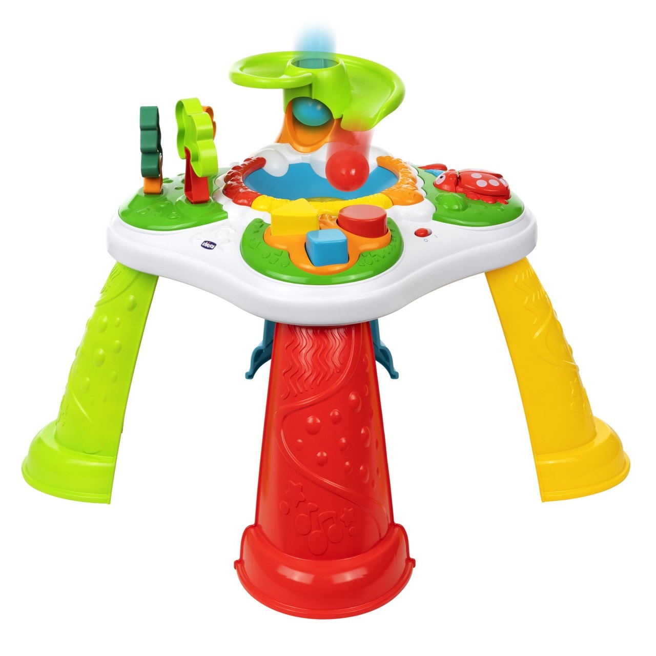 Chicco Tavolo della Foresta - Gioco Educativo Interattivo con Attività Manuali ed Elettroniche, Luci e Suoni, per Bambini 12 Mesi - 4 Anni